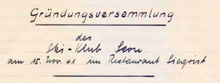 Gründungsversammlung